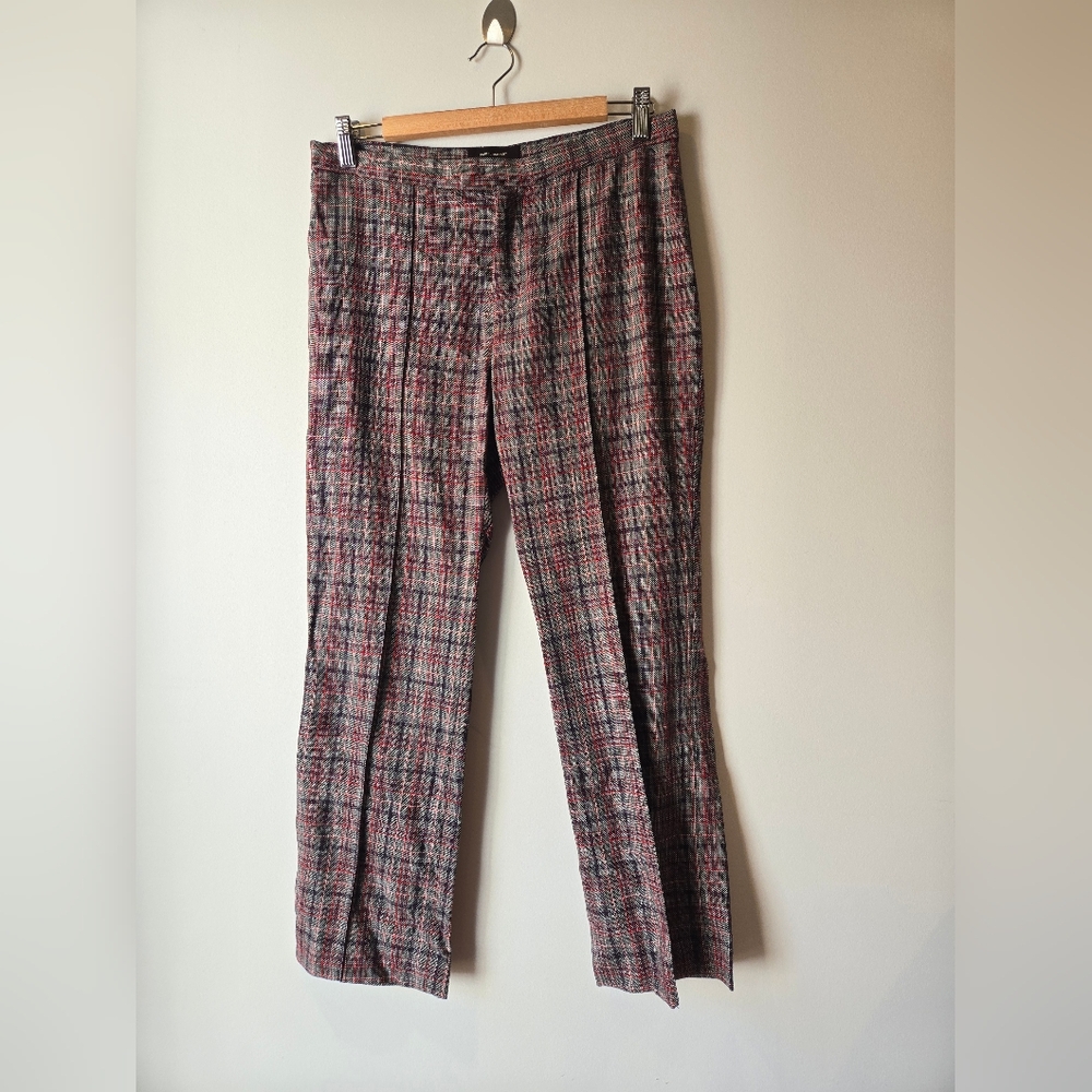 Isabel Marant Check Wool/Cotton Pant Size 38